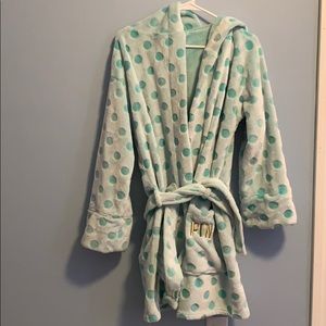Blueish green PINK robe